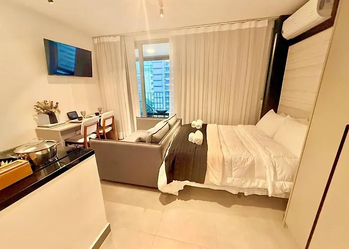 1508 - Rentaqui Studio Com Charme Conforto Jardins